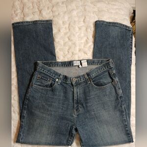 Calvin Klein Womens Size 8 Jeans Mid Rise Bootcut Faded Blue Wash